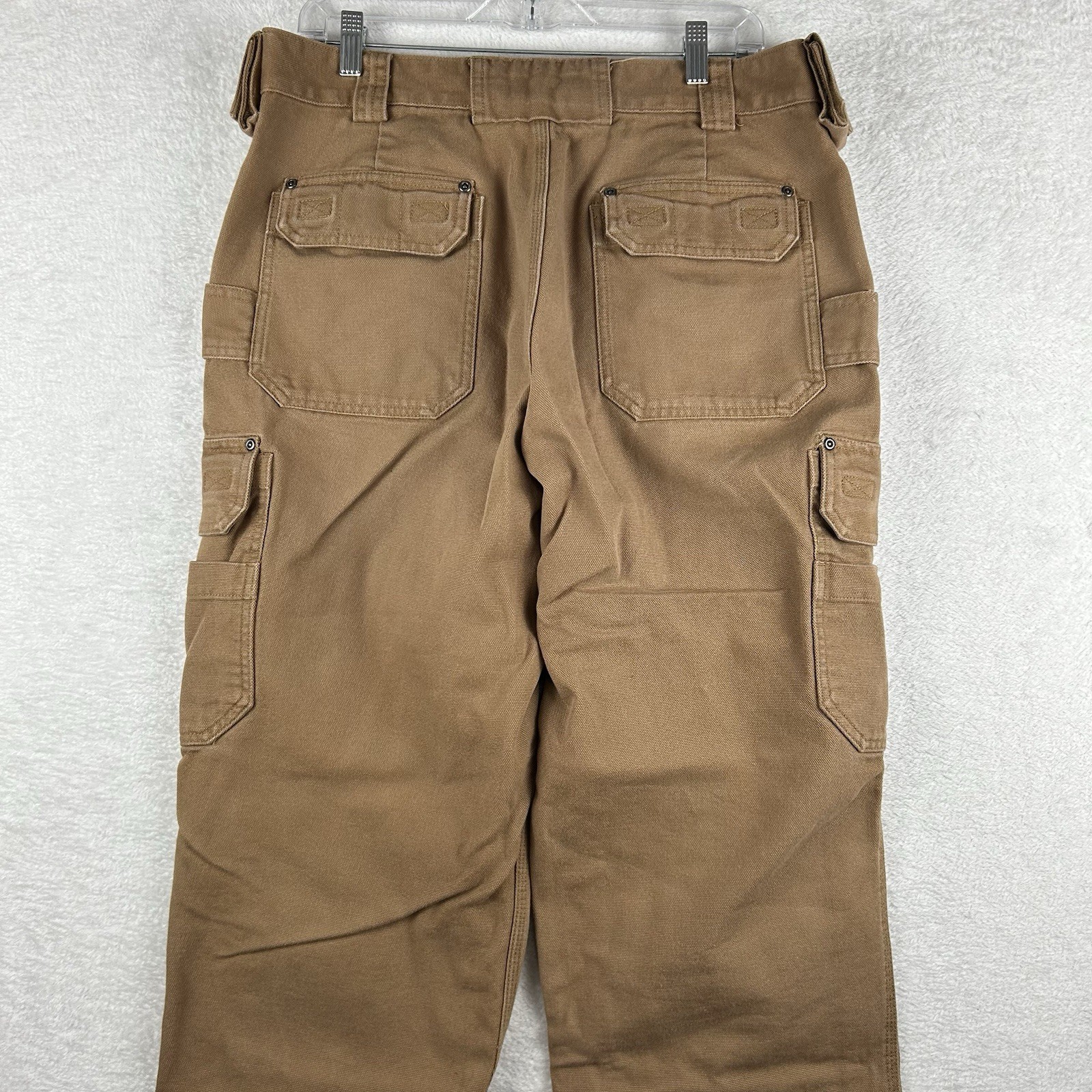 Duluth Trading Pant Men 36X32 Fit 34X30 Flex Firehose Double Knee Ultimate Cargo