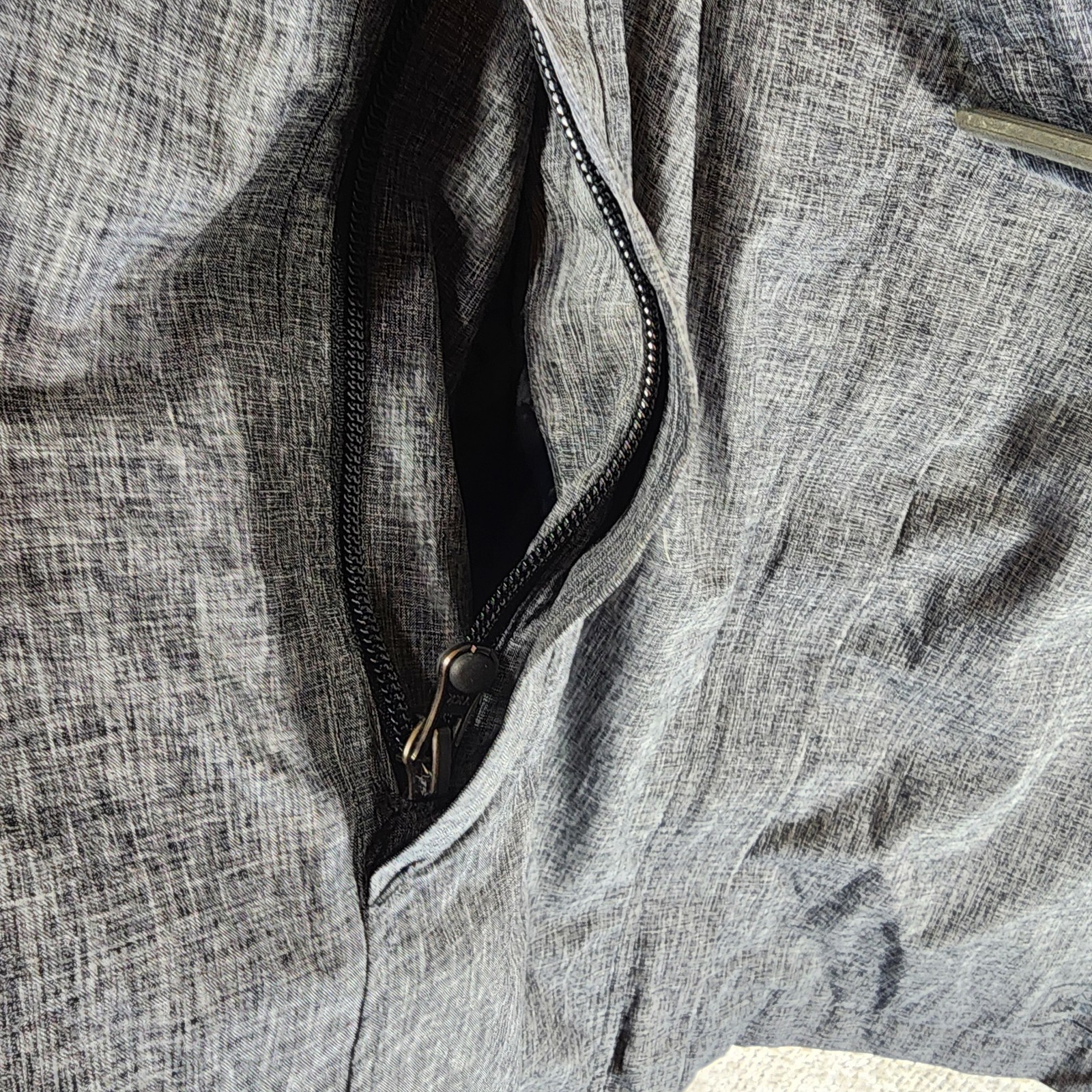REI E1 Elements Detachable Hood Trench Coat Womens M Gray Rain Jacket Belted