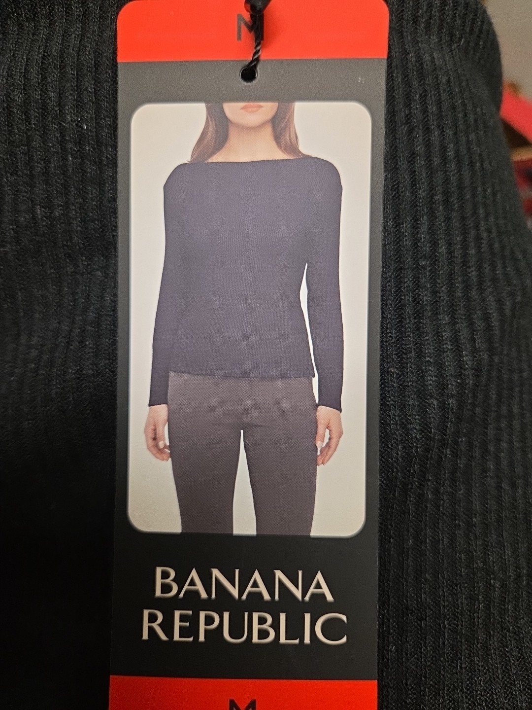Banana Republic Women’s M Pullover Sweater Black Rayon Blend H0919