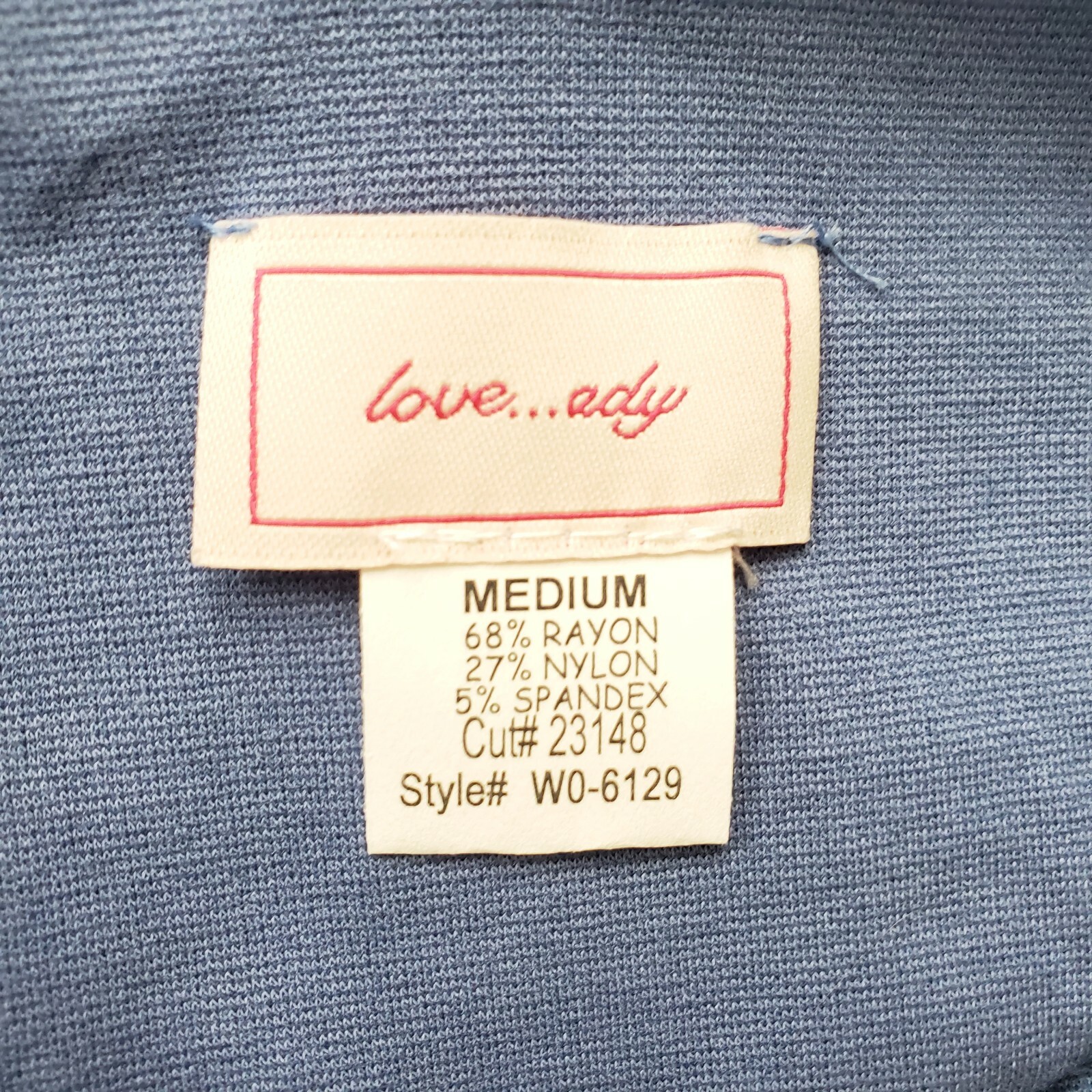 Love…Ady Womens Cap Sleeve Scallop Trim Fit & Flare Dress Choose Size M, L