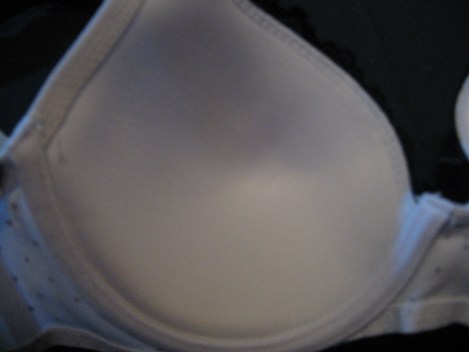 Rene Rofe 22506 Bra with multi way Straps White with Poka Dots 34C NWT