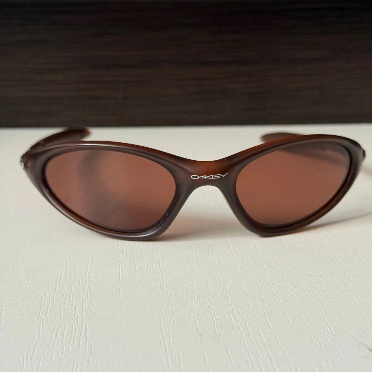 Oakley Minute 1.0 Brown Sunglasses Outdoor plate splice eye redux eye jacket