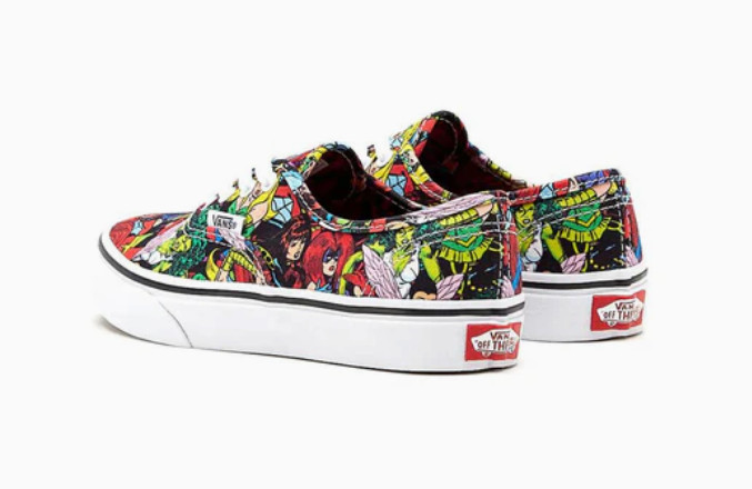 Sz 7 – Kid’s Vans Marvel x Authentic (TD) ‘Superhero’ VN0A38E8U41