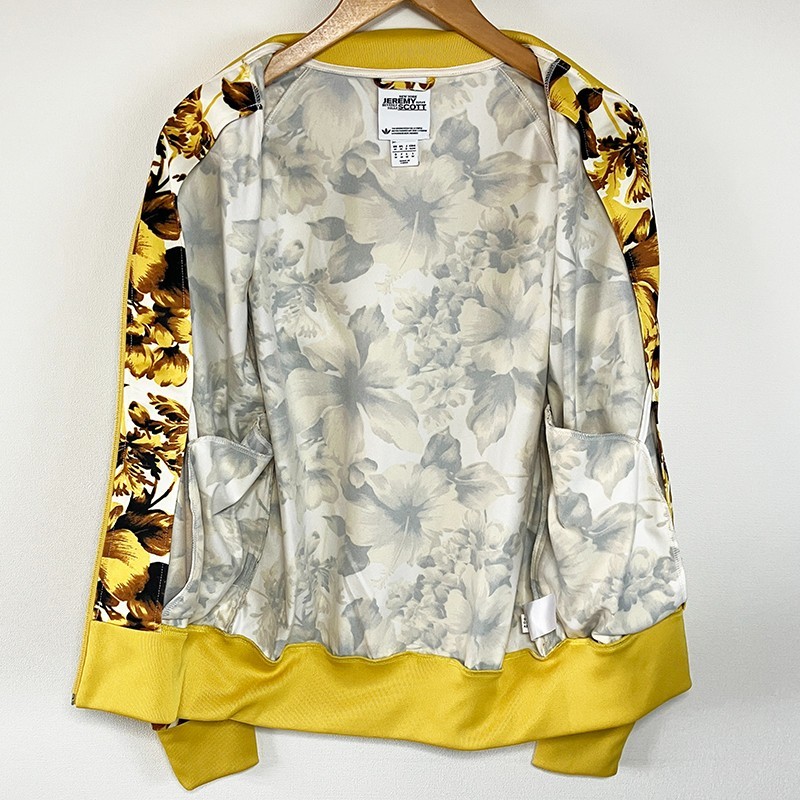 Adidas Jeremy Scott Hibiscus Blouson Floral Pattern Track Jacket Size M MINT!