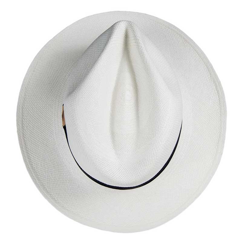 Toquilla Straw Panama Hat Ecuador Handwoven – Fedora Style with Gift Bag and Box