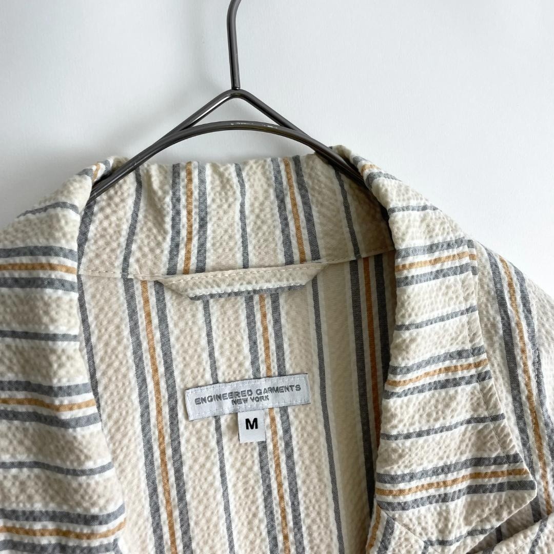 ENGINEERED GARMENTS 20SS Double Loiter Jacket Seersucker Stripe M F/S