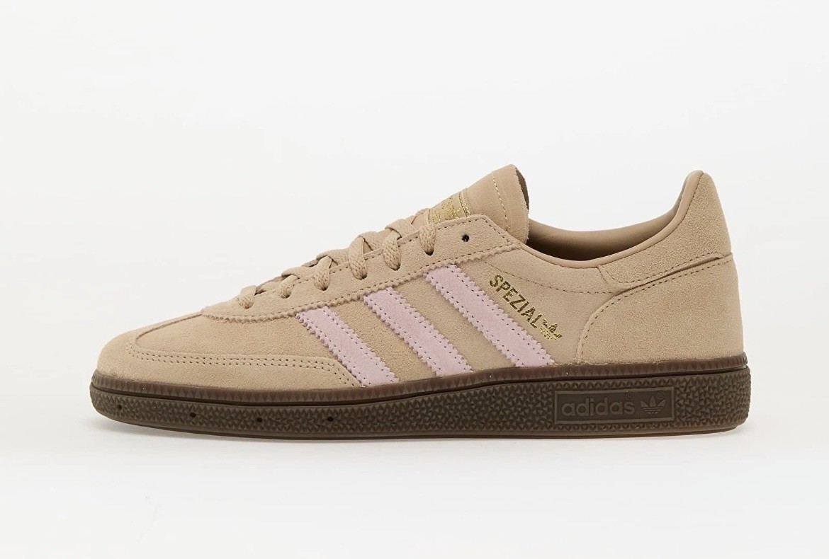 adidas Womens Handball Spezial Warm Sandstone Clear Pink JI2651 Multi Size