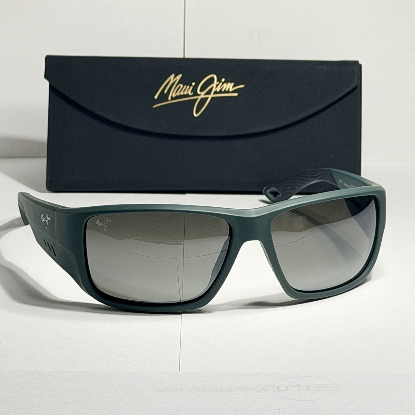 MAUI JIM KEHA MATTE DARK MILITARY GREEN W/ NEUTRAL GREY LENS – #MJ0663S-003