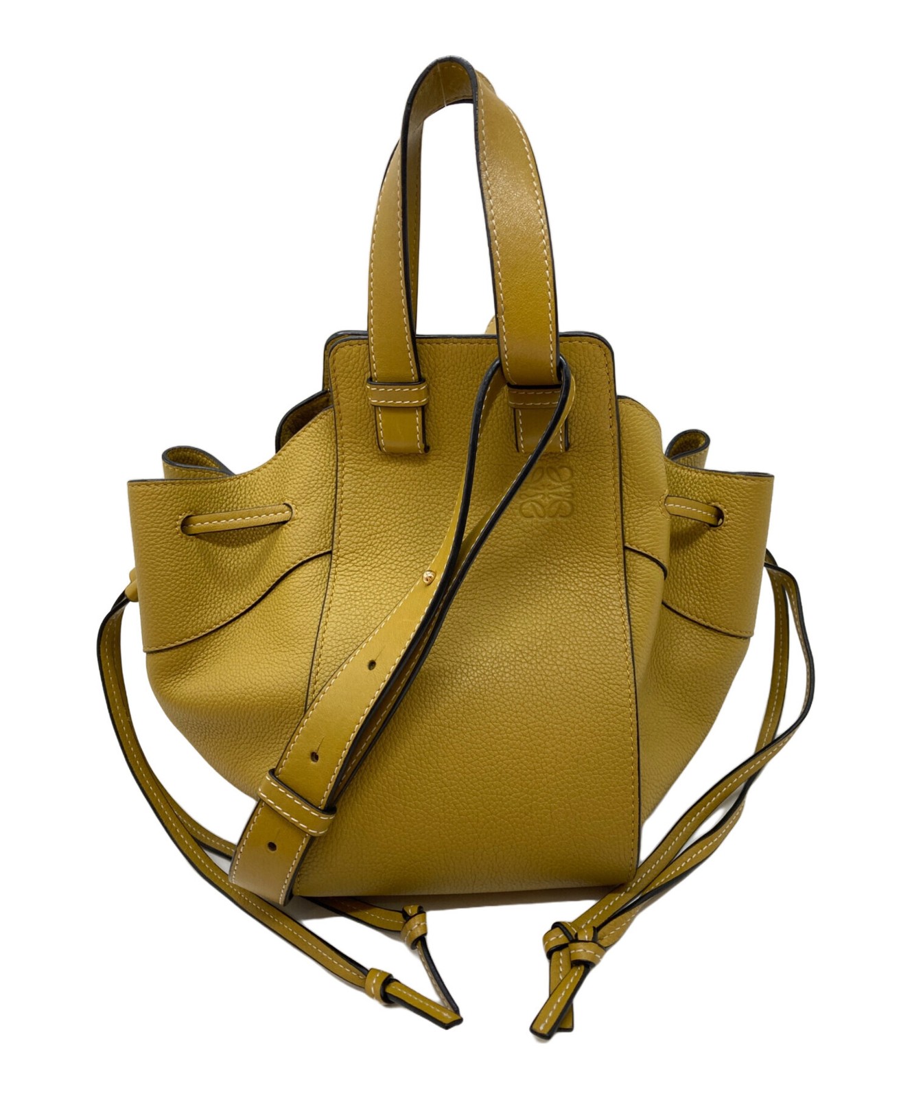 Loewe Hammock Drawstring Bag 061936 Color Yellow Size Width 10.63 in Women 99