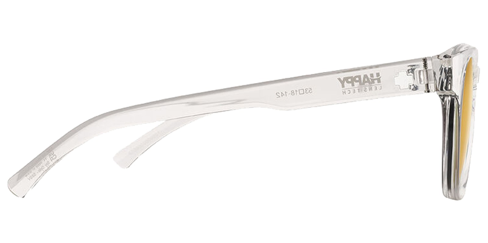 Spy Optics Cedros Crystal Soft Square Sunglasses w/ Mirror Lens – 6700000000201