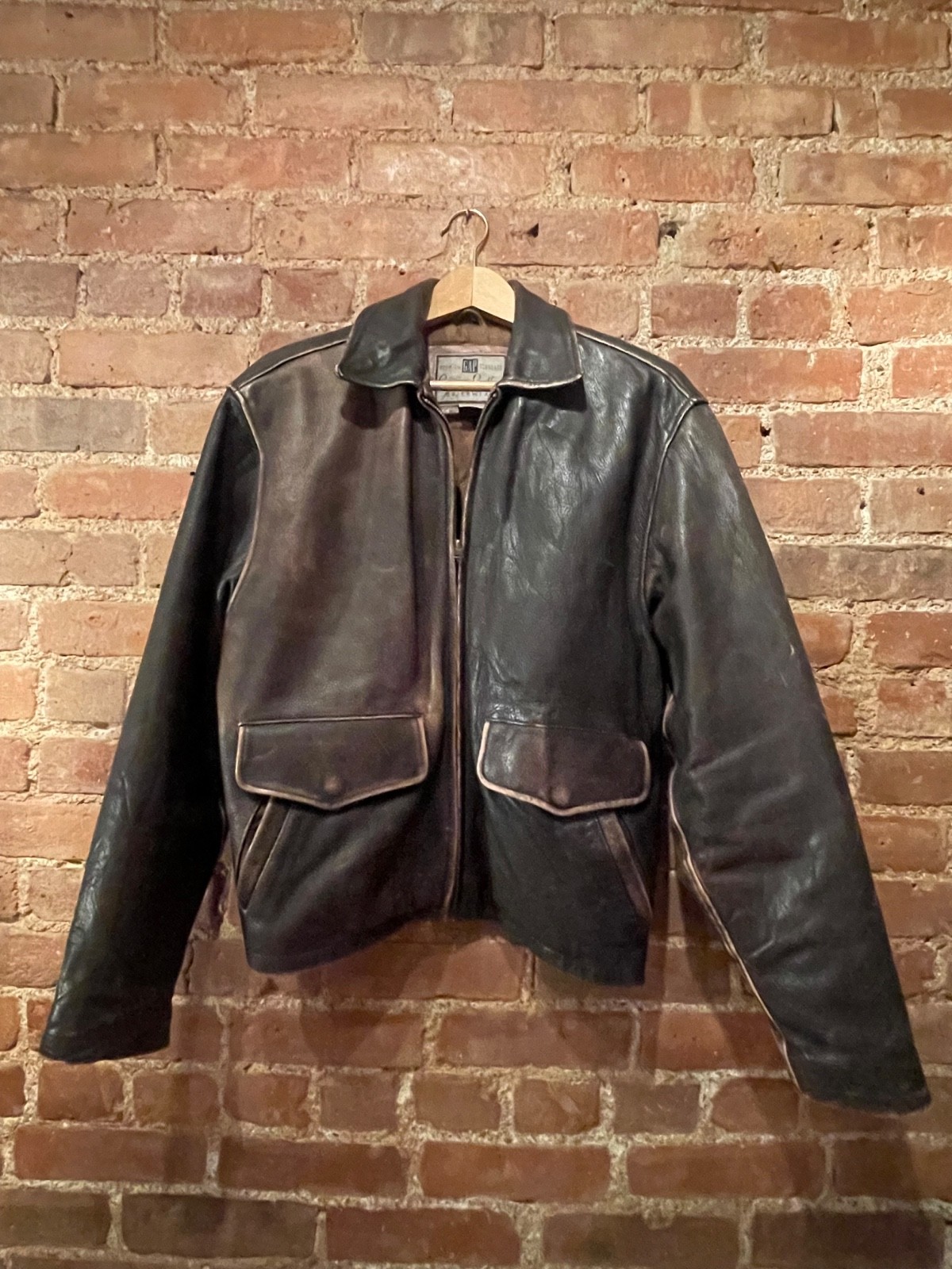 Vintage GAP Brown Leather Jacket