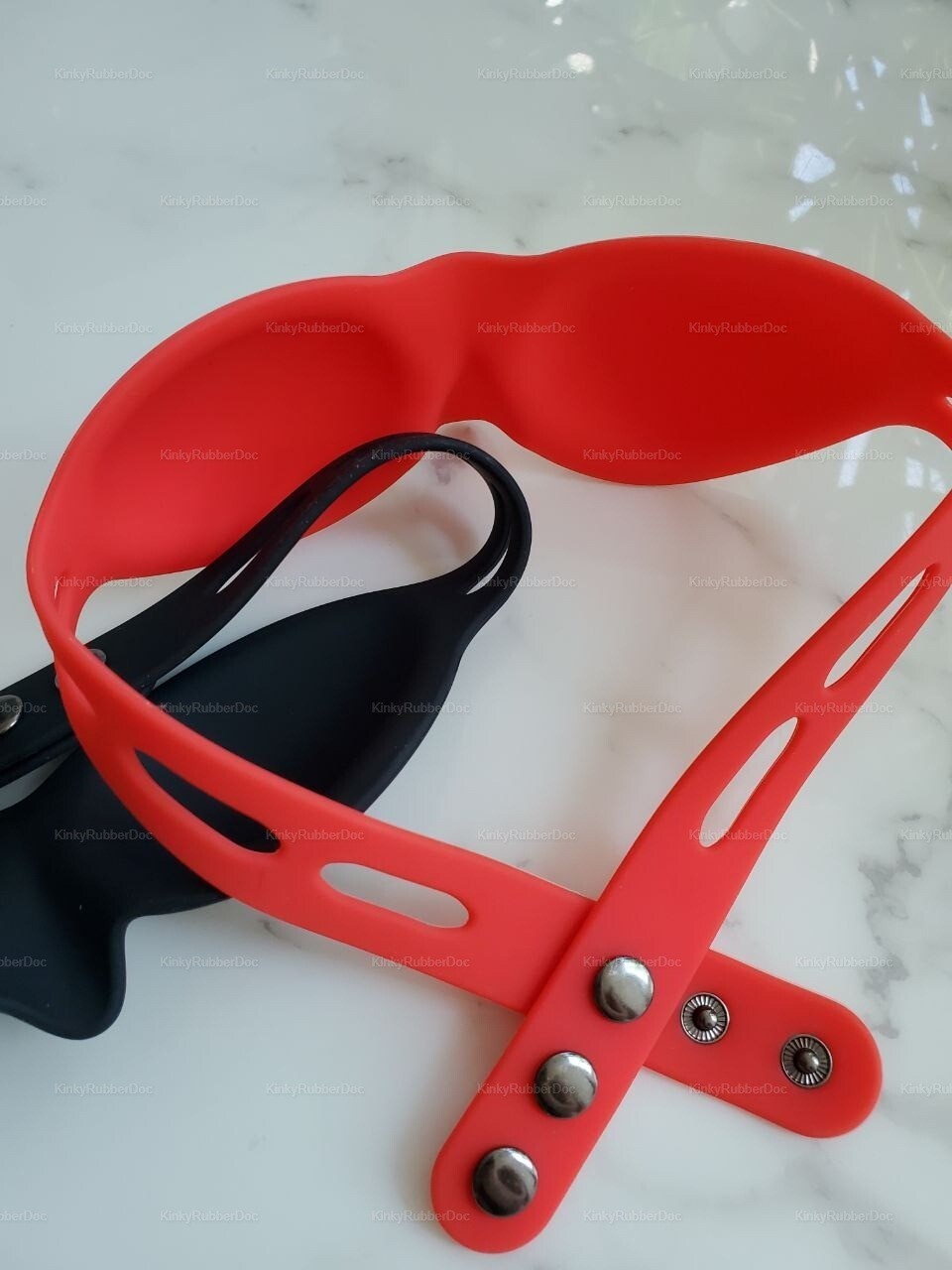 Flexible Silicone eye cover mask with smooth texture. Rubber Gear