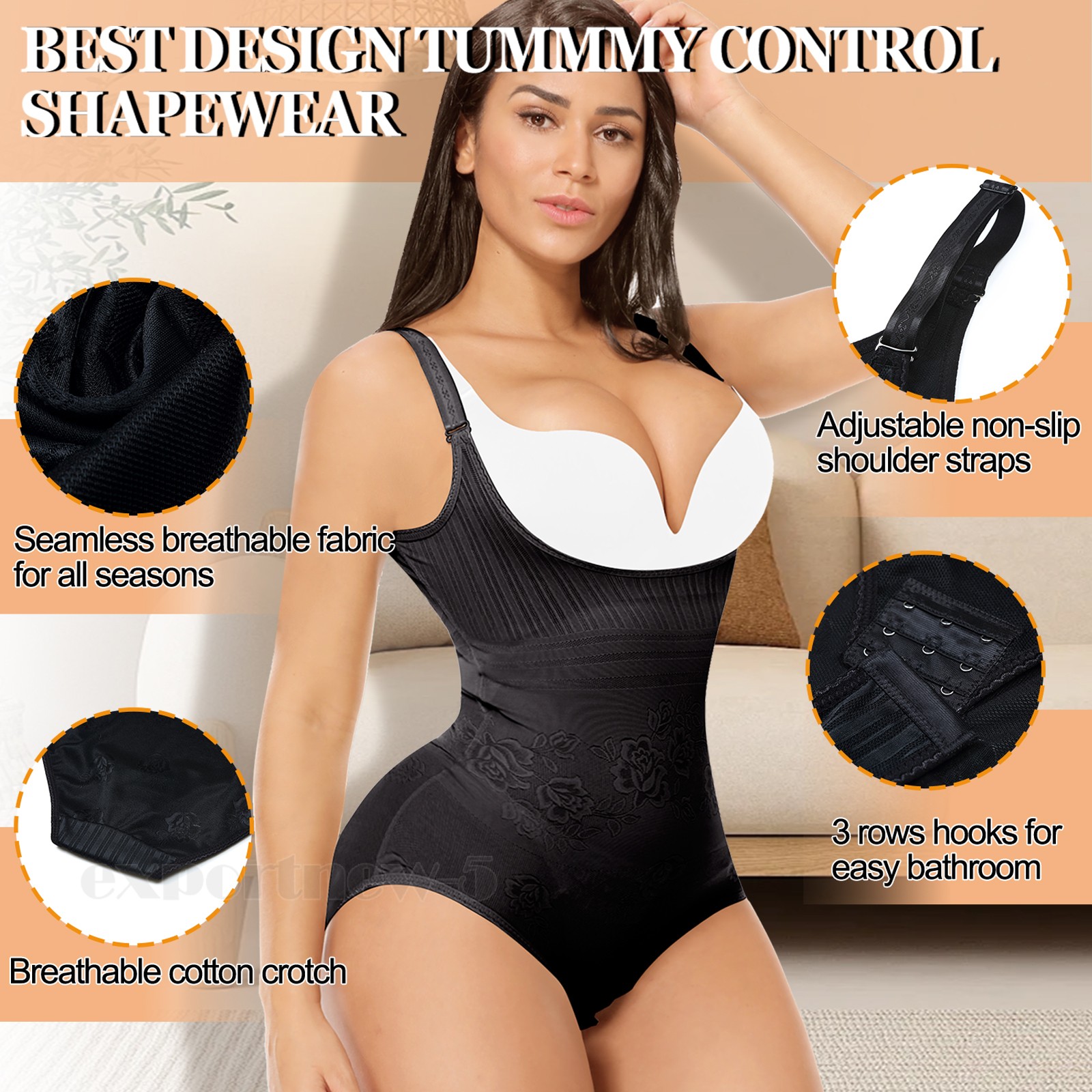 Tummy Tuck Compression Garment for Women Shapewear Tummy Control Body Shaper US