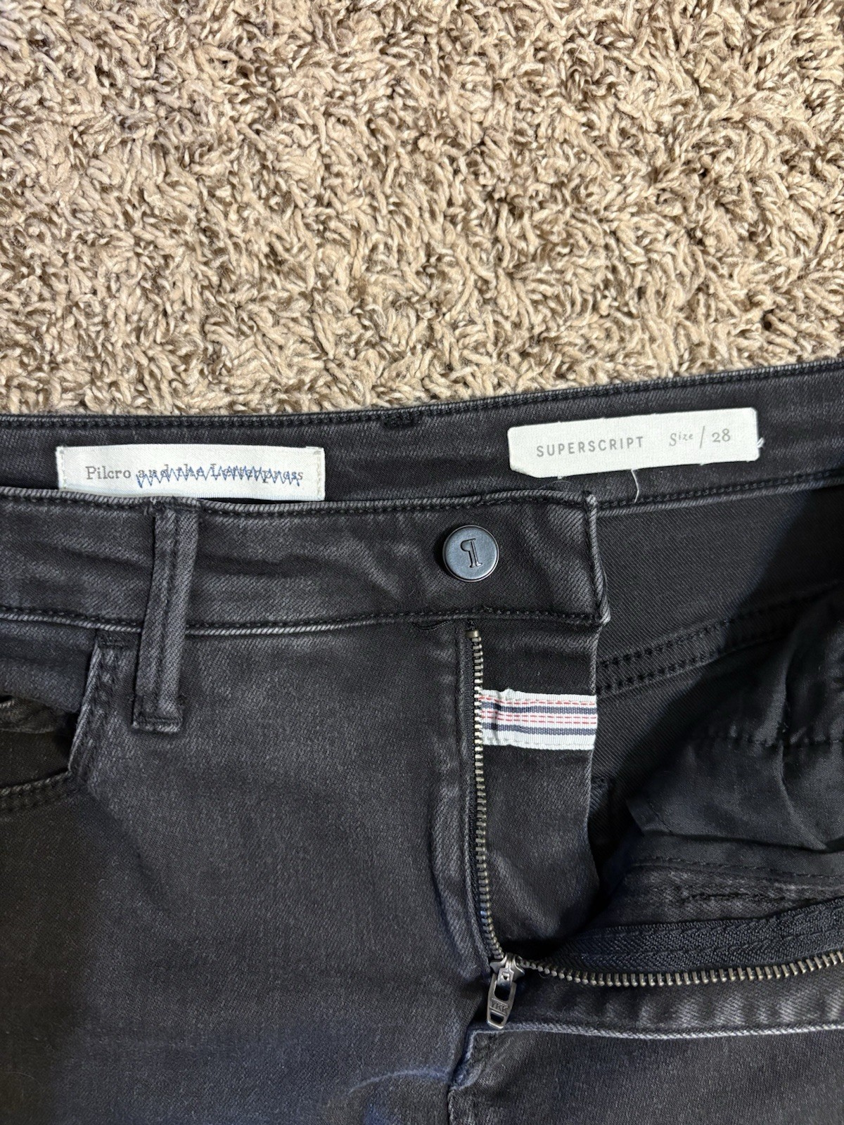 Pilcro Anthropologie Bootcut Superscript Women’s Jeans Black 28