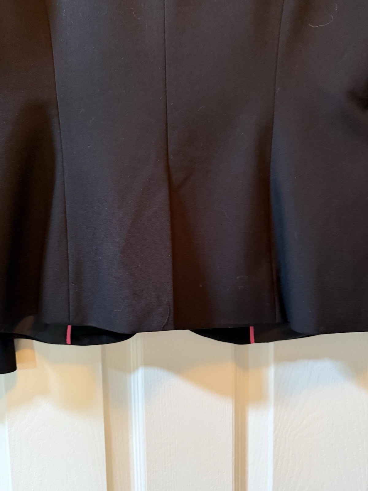 INC International Concepts Black Polyester Blend One Button Blazer-Size 8 Petite