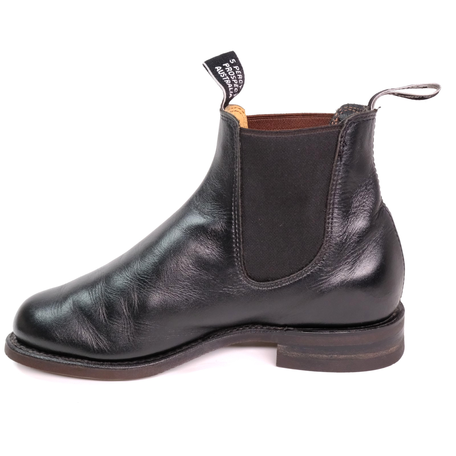 R.M. Williams Comfort Craftsman Black Leather Boots Women’s AU 5 G US 7.5 EU 38