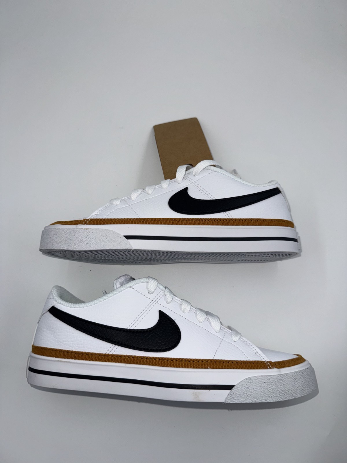 Nike Women Court Legacy Next Nature White Black Desert Ochre DH3161-100 Pick Siz
