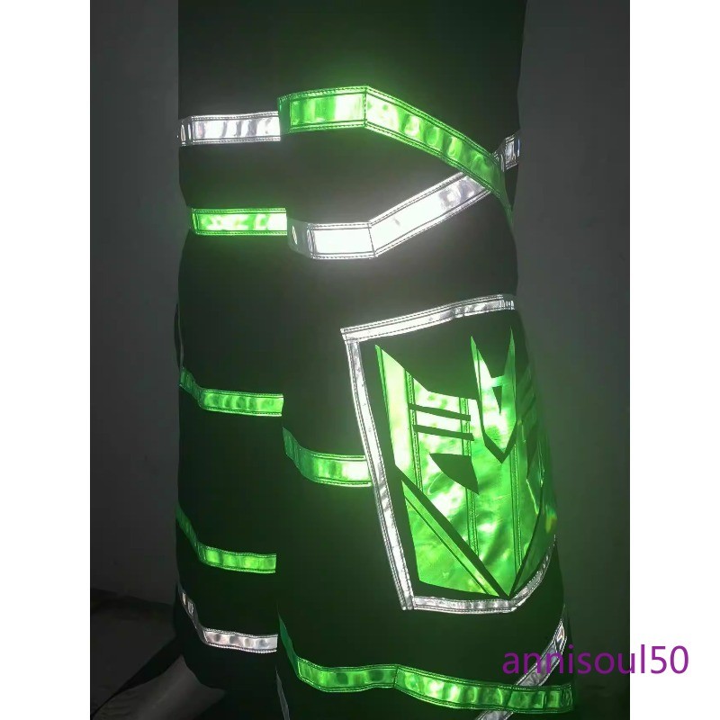 NEW Phat Pants Rave Gear Reflective Dance Wear Hardstyle Reflector Trousers Gift