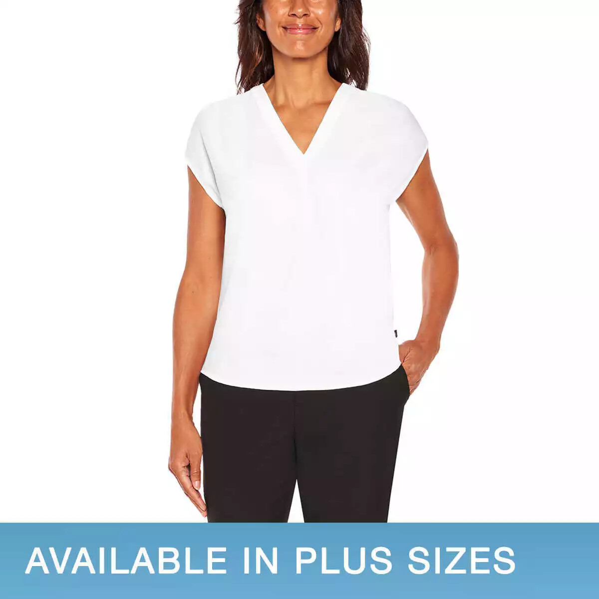 Banana Republic Ladies’ Short Sleeve V-Neck Blouse(#1764639 & 1685714)