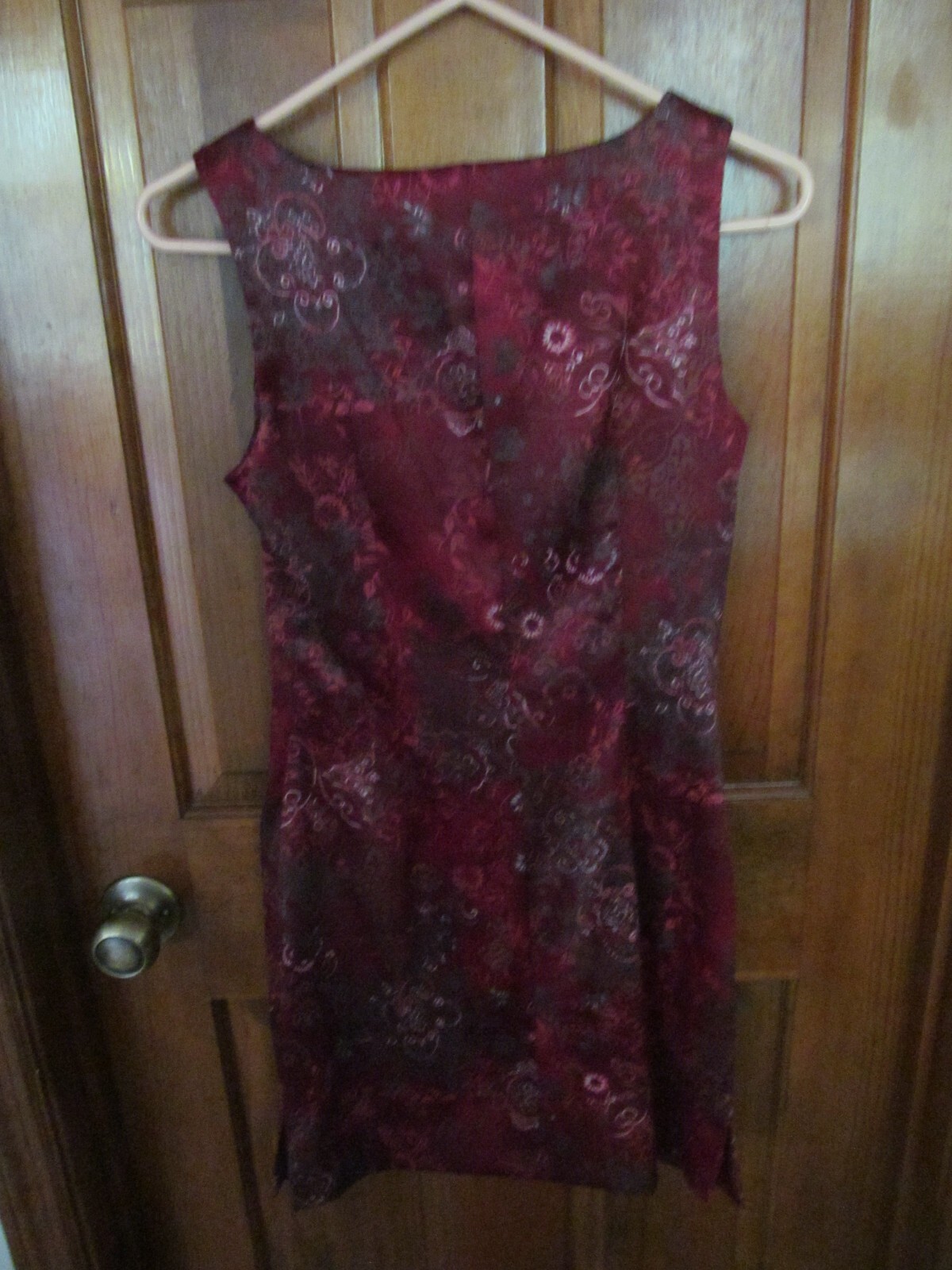 RAMPAGE CLOTHING CO. JUNIOR SIZE 3 GIRLS DRESS BURGANDY PRE-OWNED