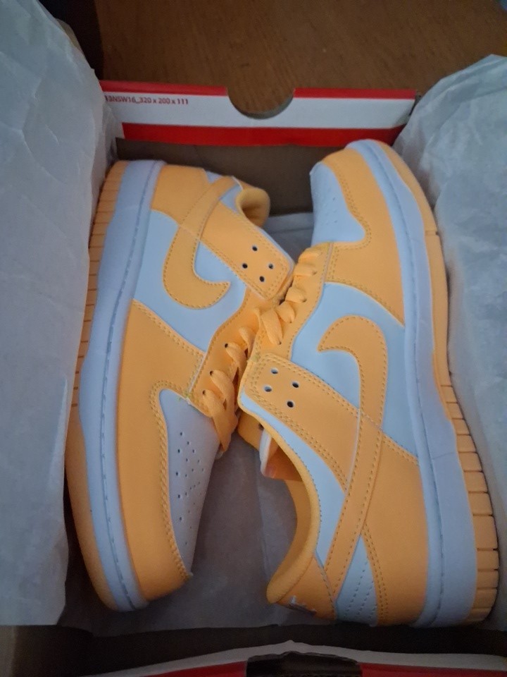 Size 8 M/9.5 W- Nike Dunk Low Laser Orange