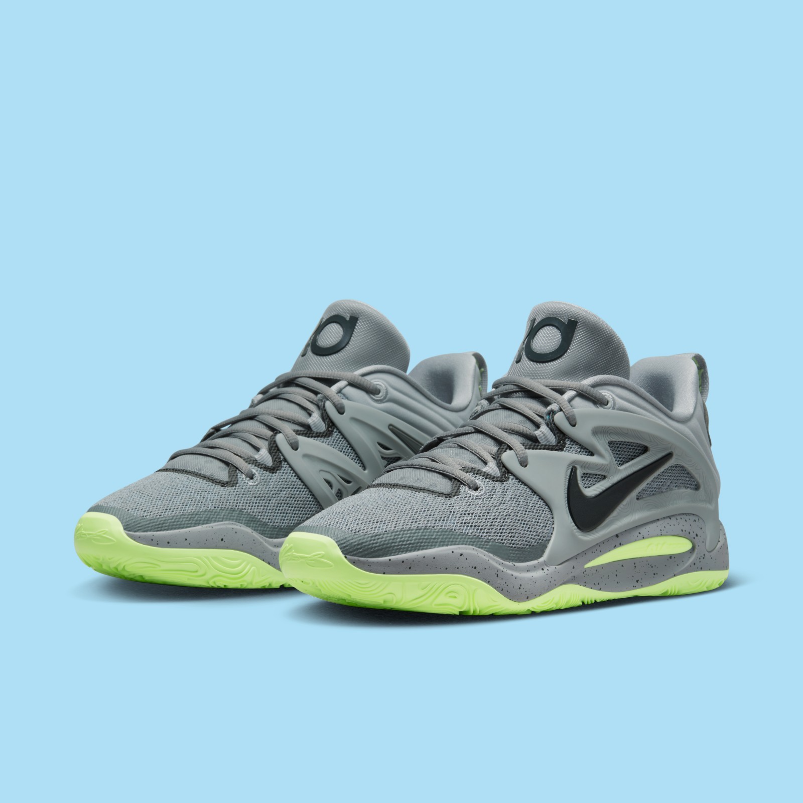 Nike KD15 TB Wolf Grey DO9826-001 Men’s Size 10 Shoes #58C