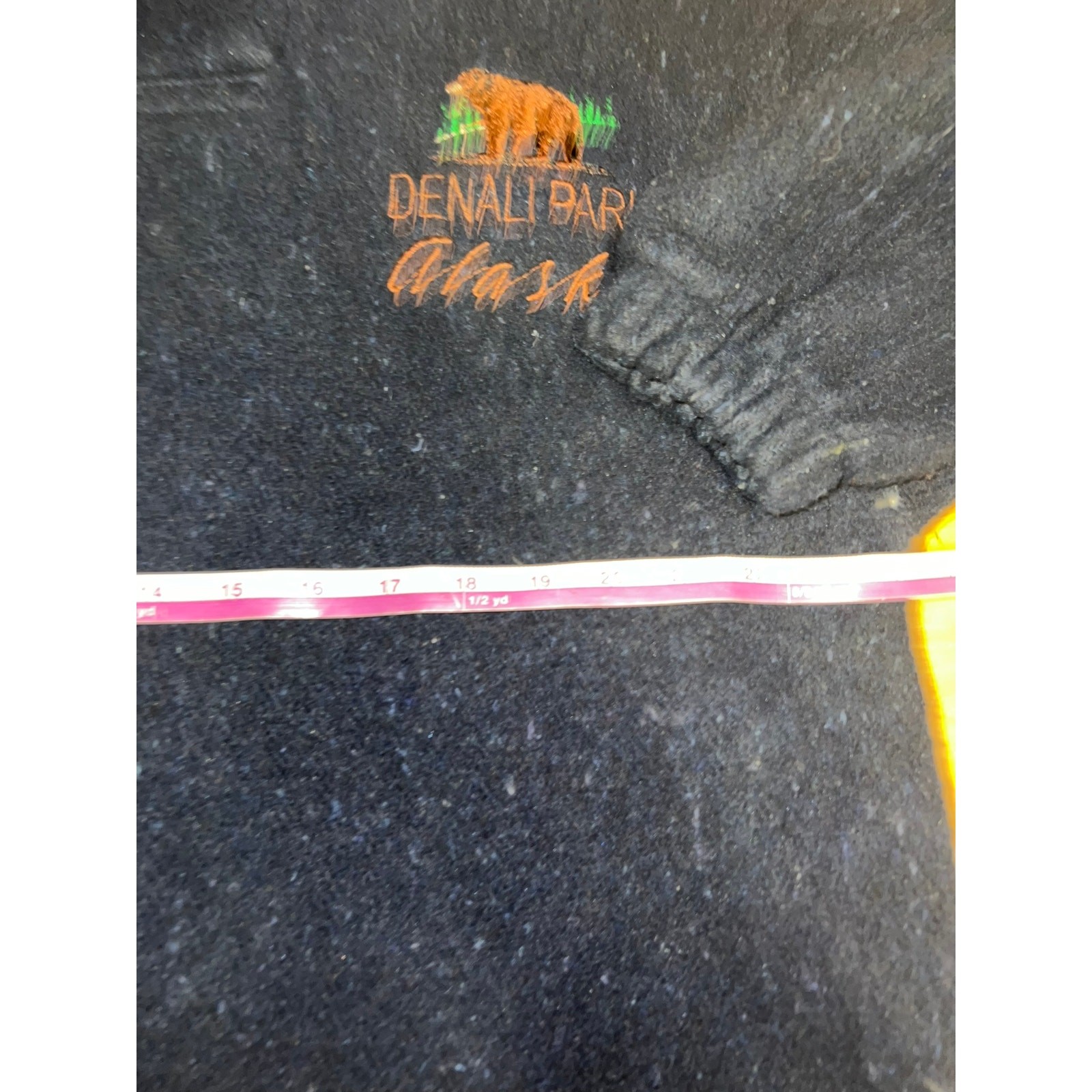 Vintage Denali Park Sweatshirt Jacket Alaska Bear Embroidery Earth Ragz Crewneck