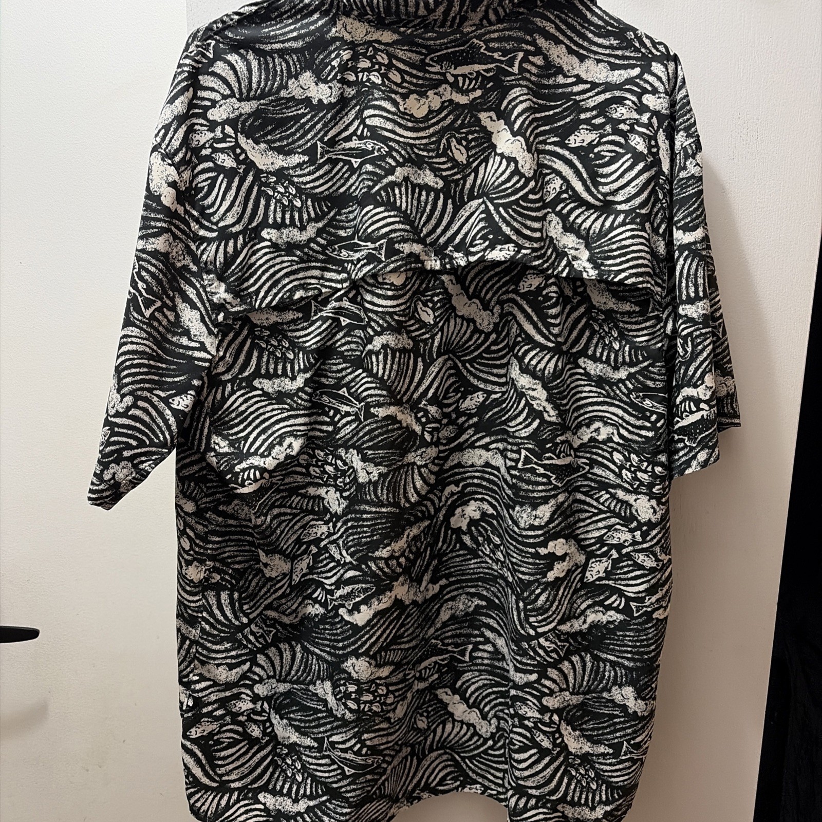Alaskan Hardgear Men’s L Button Up Fish Shirt Relaxed Fit
