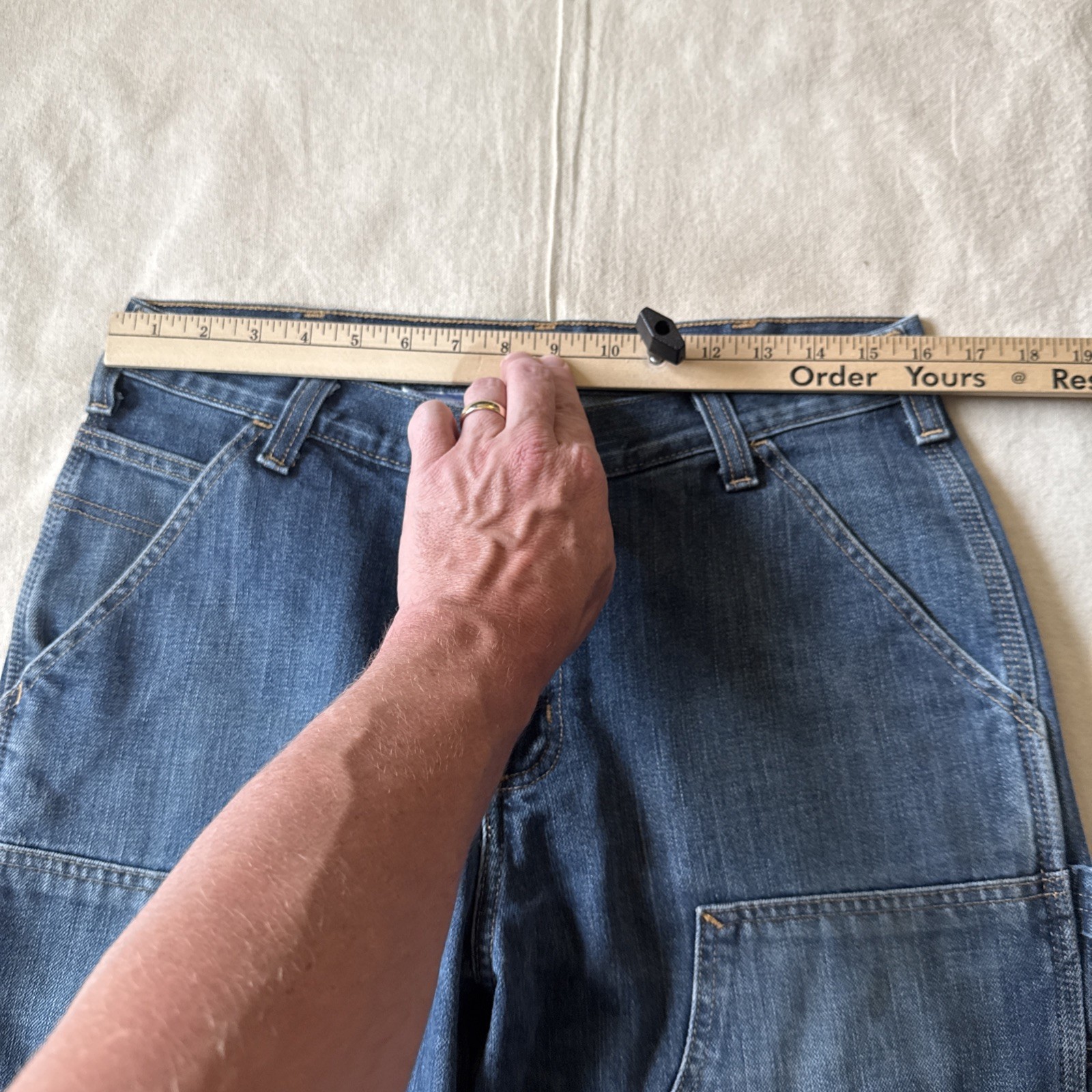 Vintage Carhartt Double Knee Carpenter Jeans Made In Mexico