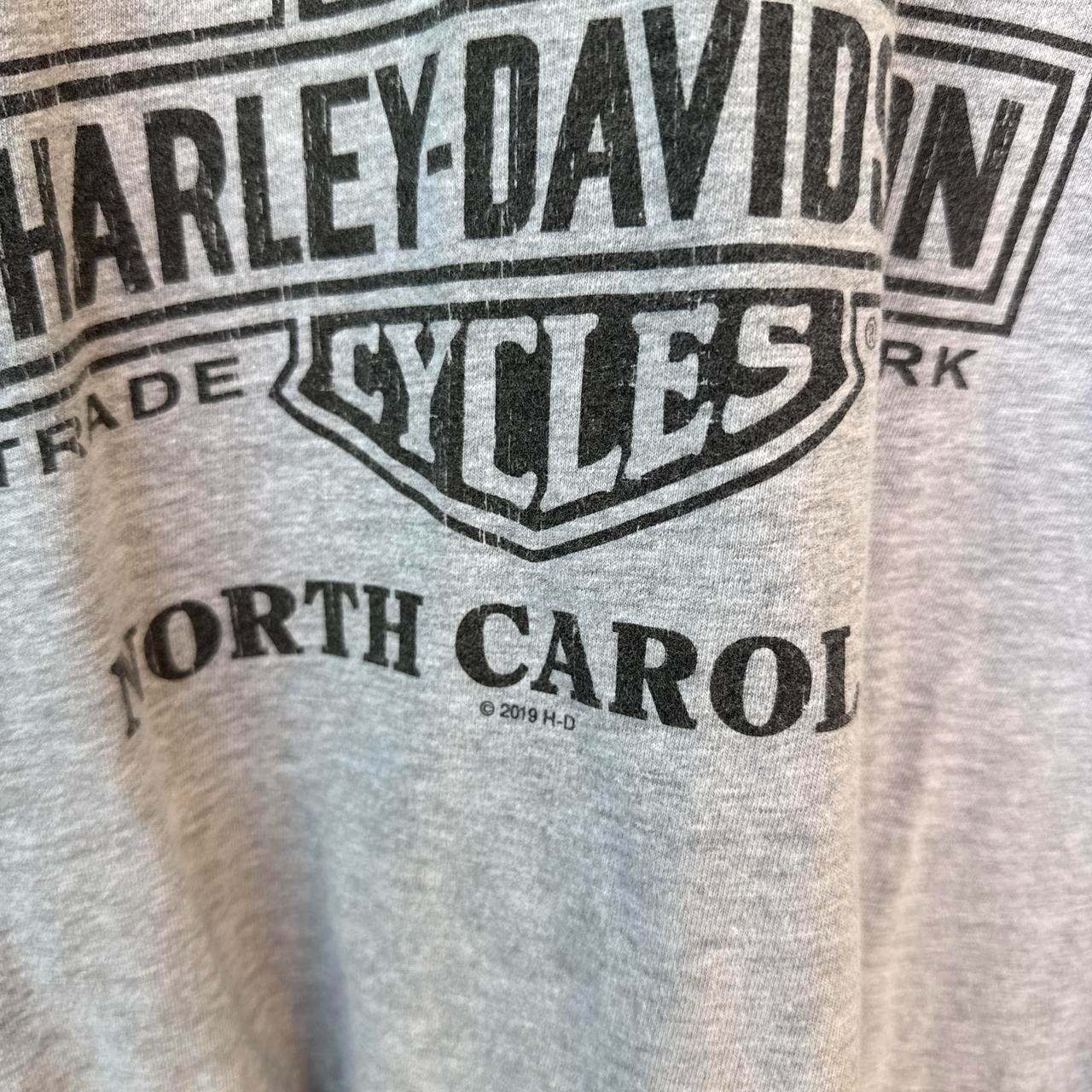 VINTAGE WHITE TAG HARLEY-DAVIDSON SKULL GRAPHIC TEE SIZE XL