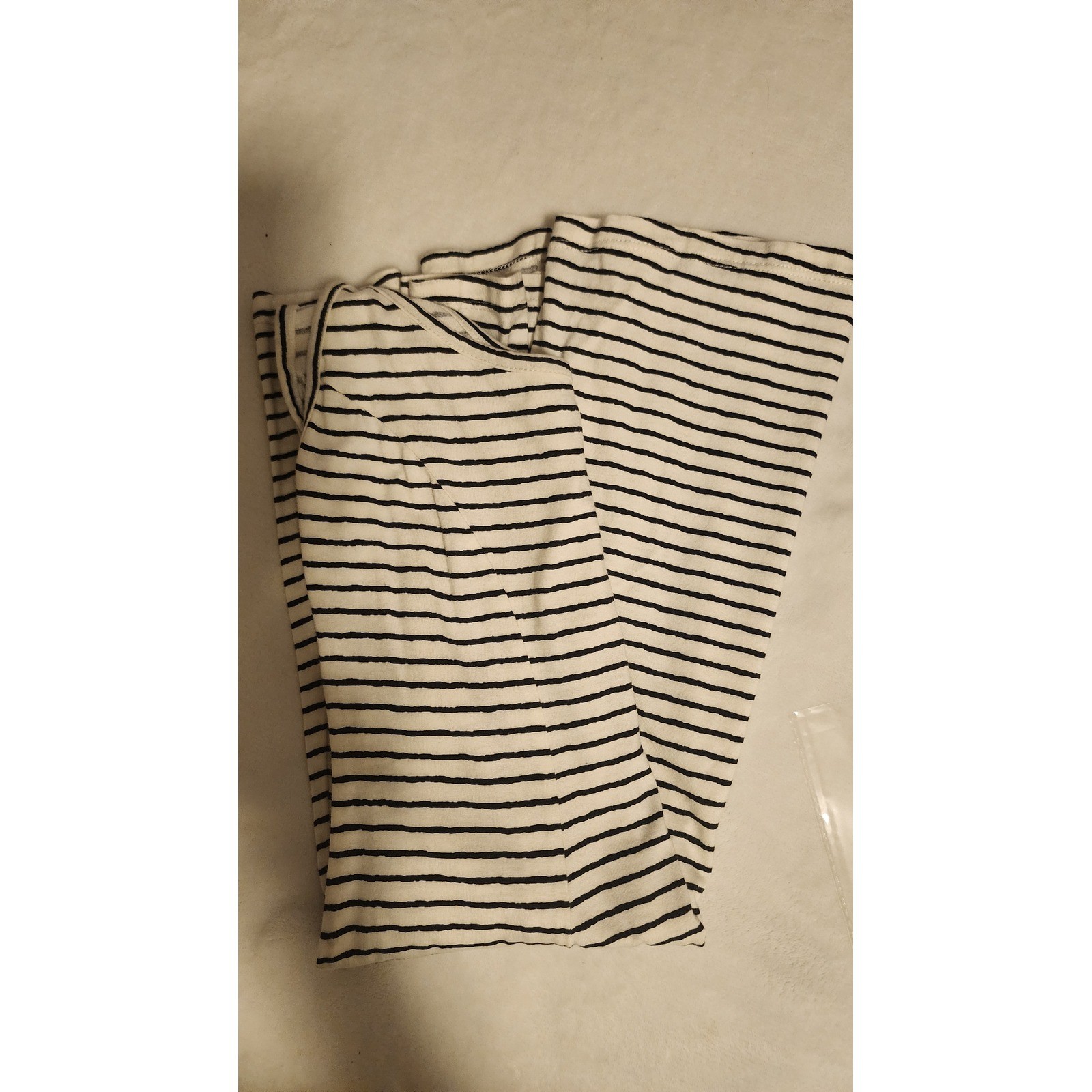 Billabong Womens Black White Striped Spaghetti Strap Mini Dress Small S/P Cotton