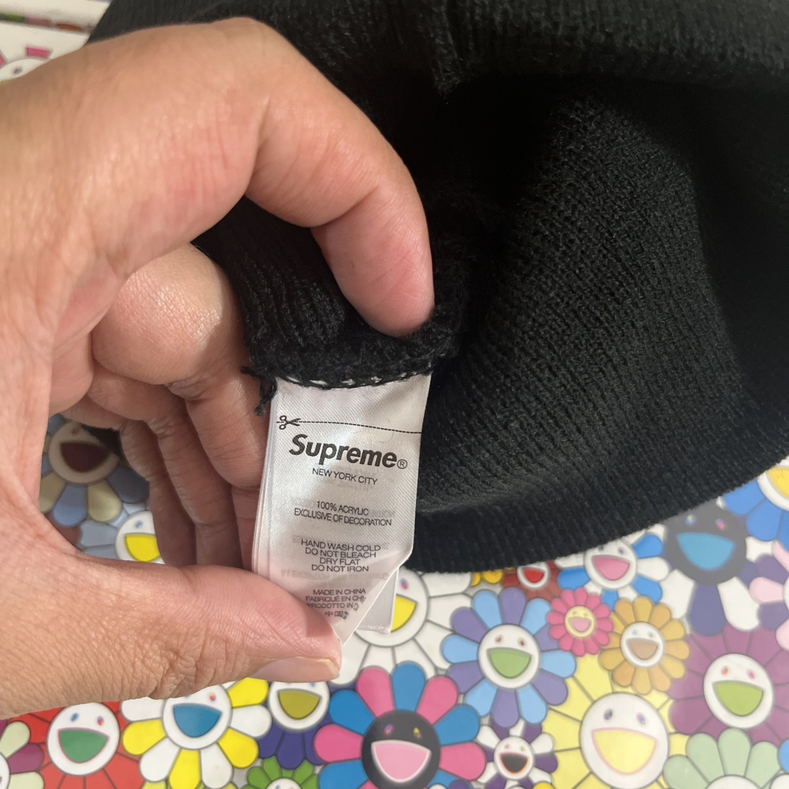 NEW Supreme MF Doom Beanie Black FW23BN74 One Size
