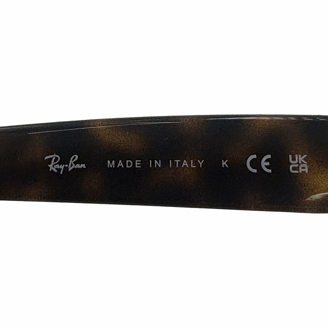 Ray-Ban RB232 New Wayfarer Brown Sunglasses 55mm 18mm 1145mm – MISSING LENSES