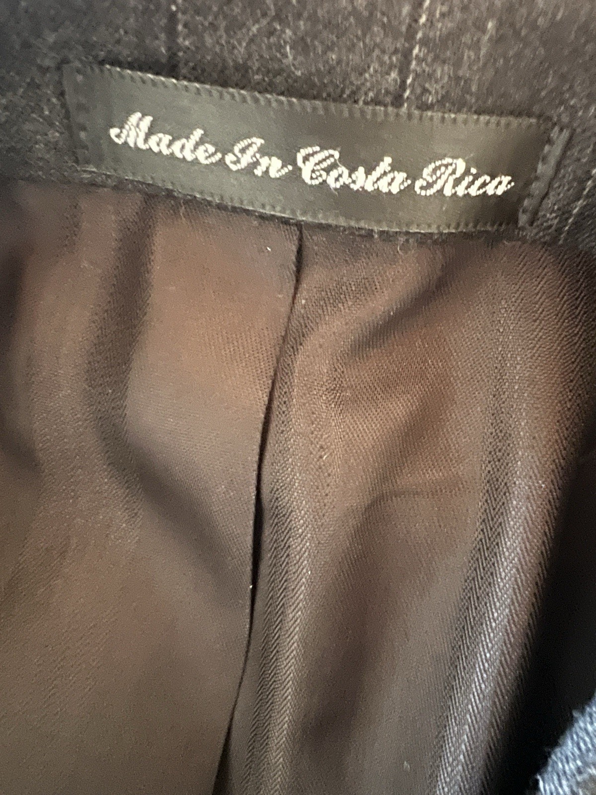 Pierre Cardin Gray Pinstripe jacket 46L Wool Two-Button 41W 31″