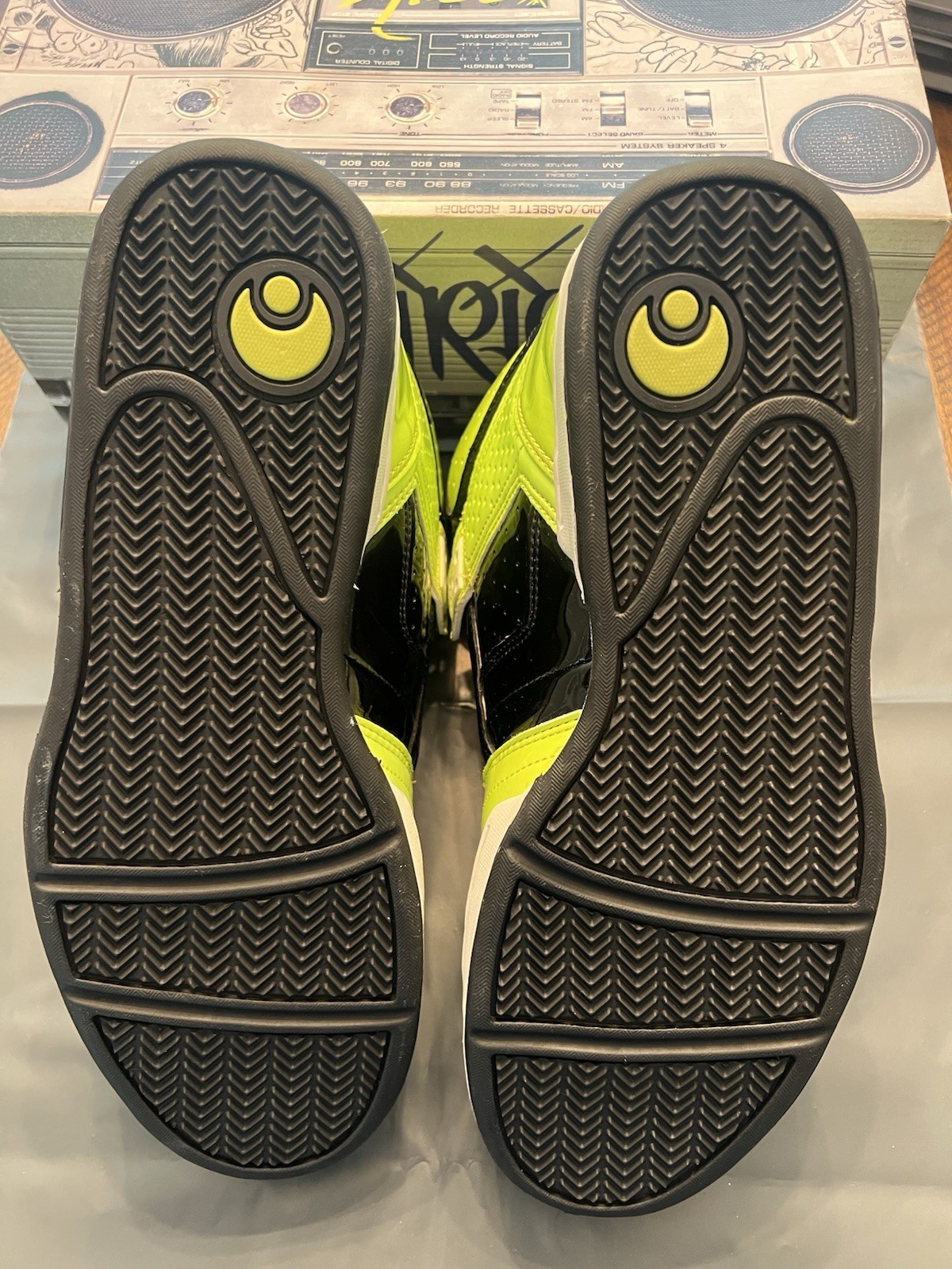 Osiris Bronx Men’s Skateboarding Shoes US 11 Black Lime White