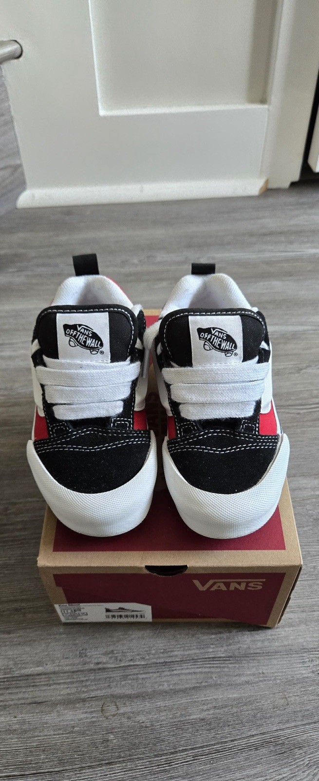 VANS Old Skool Kids’ Shoes Size 11.5C Red, Blk, White