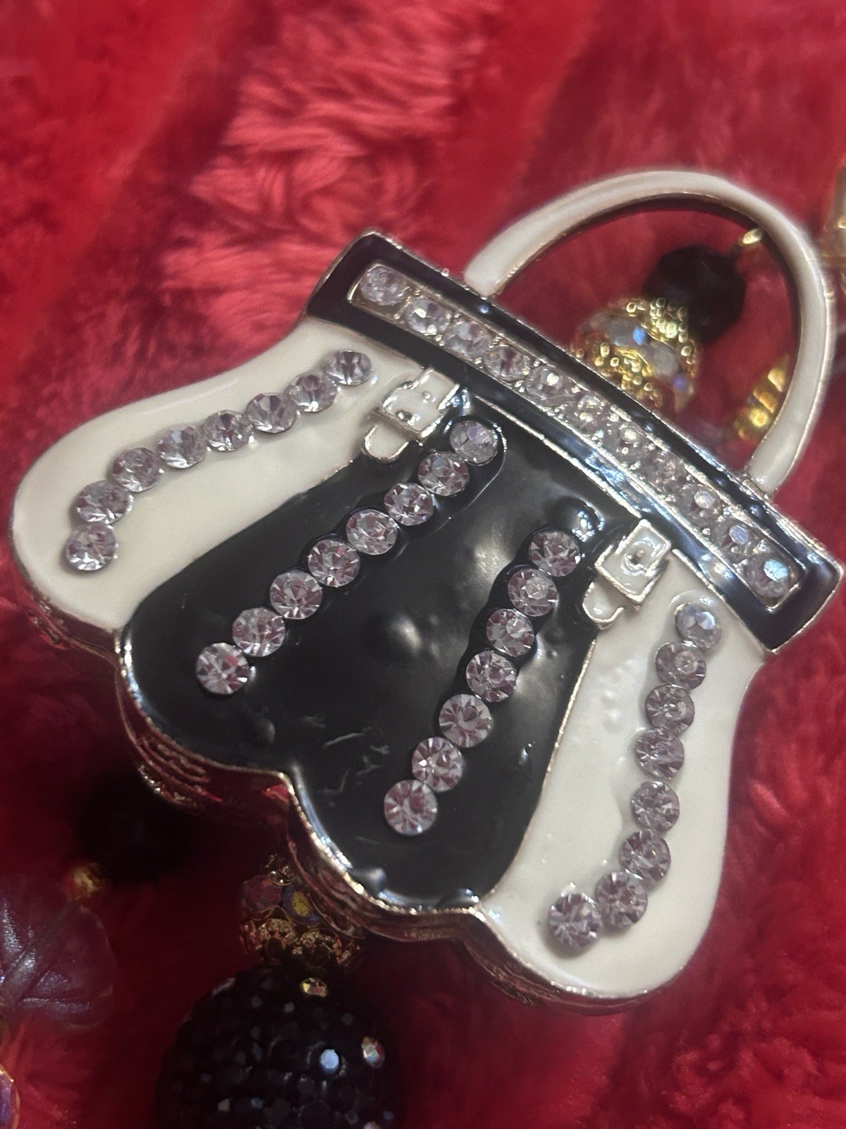 Statement Bag Charm — Buyer’s Choice — X Large Jeweled Purse Charm $25