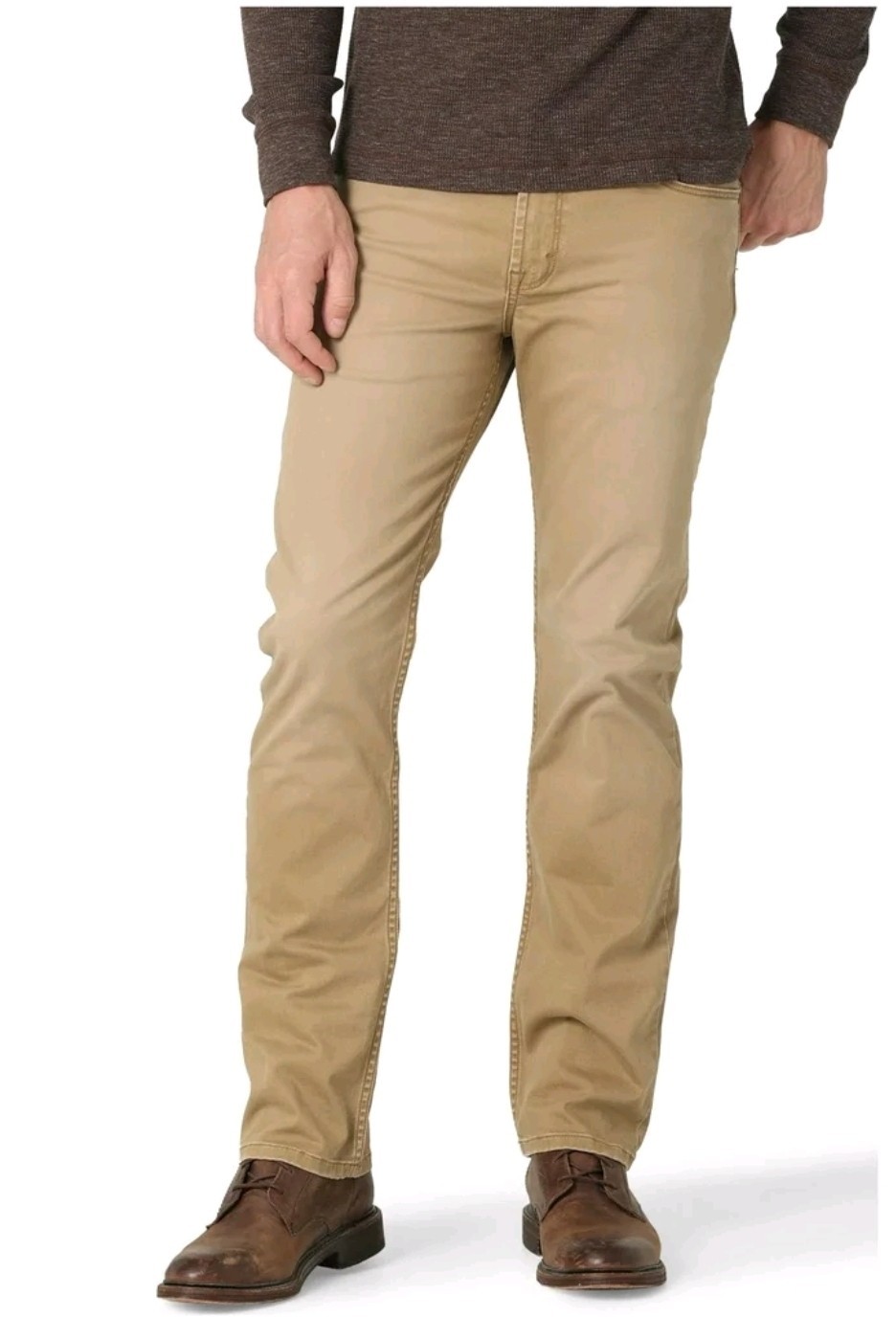 Wrangler Men’s Slim Straight Khaki Pants 34×30