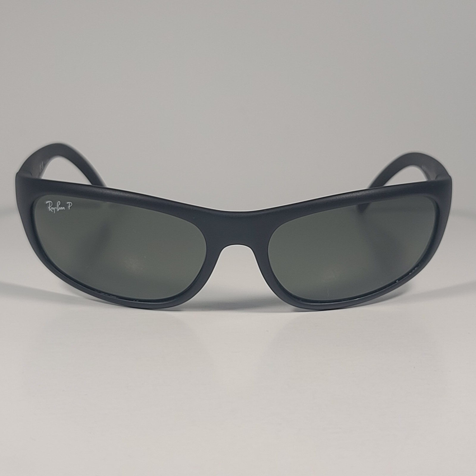 Ray-Ban Predator Polarized Sunglasses Matte Black Green Lens RB4033 601-S/48