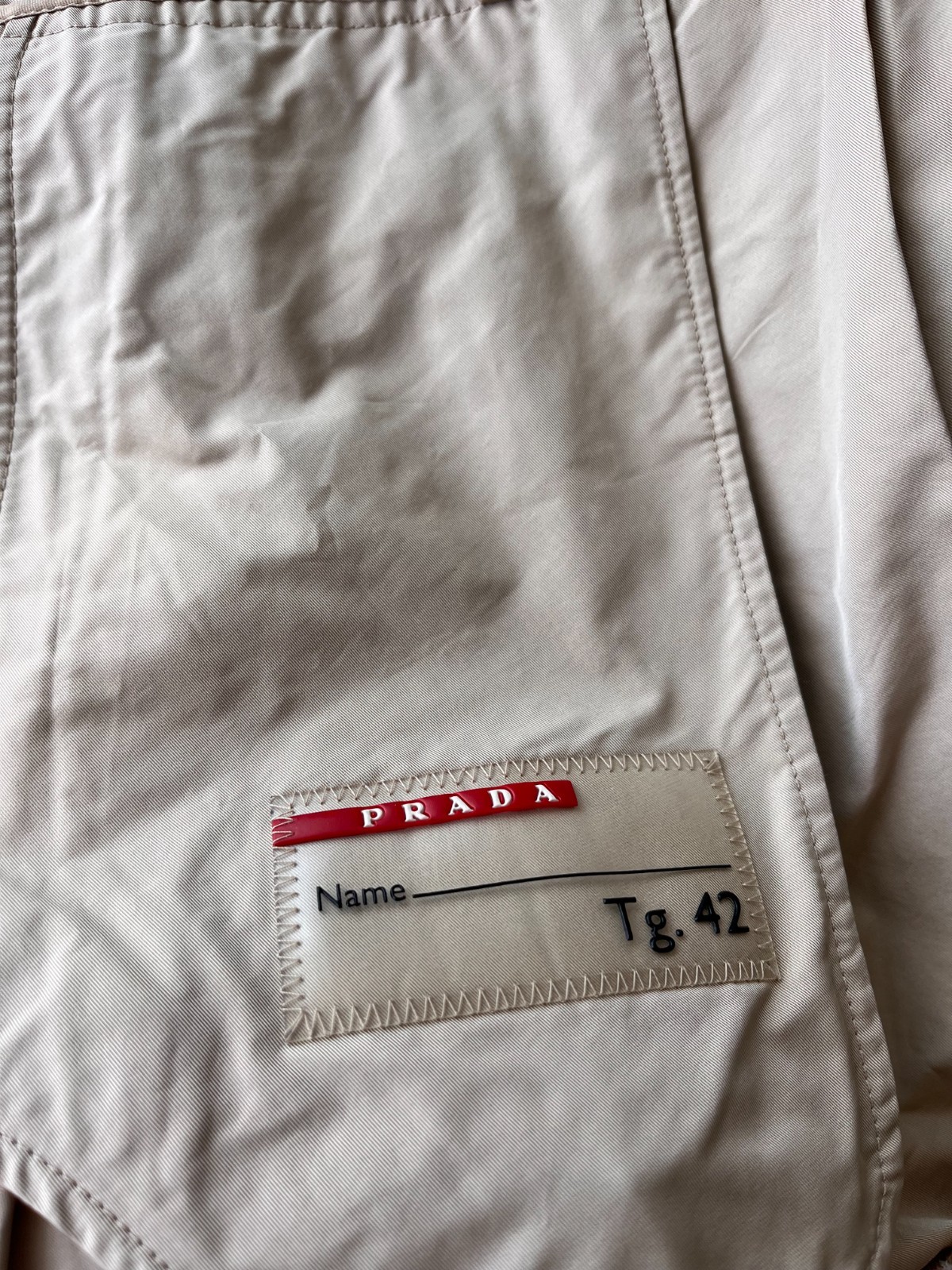 Prada Sport Pleated Trench Coat – Linea Rossa