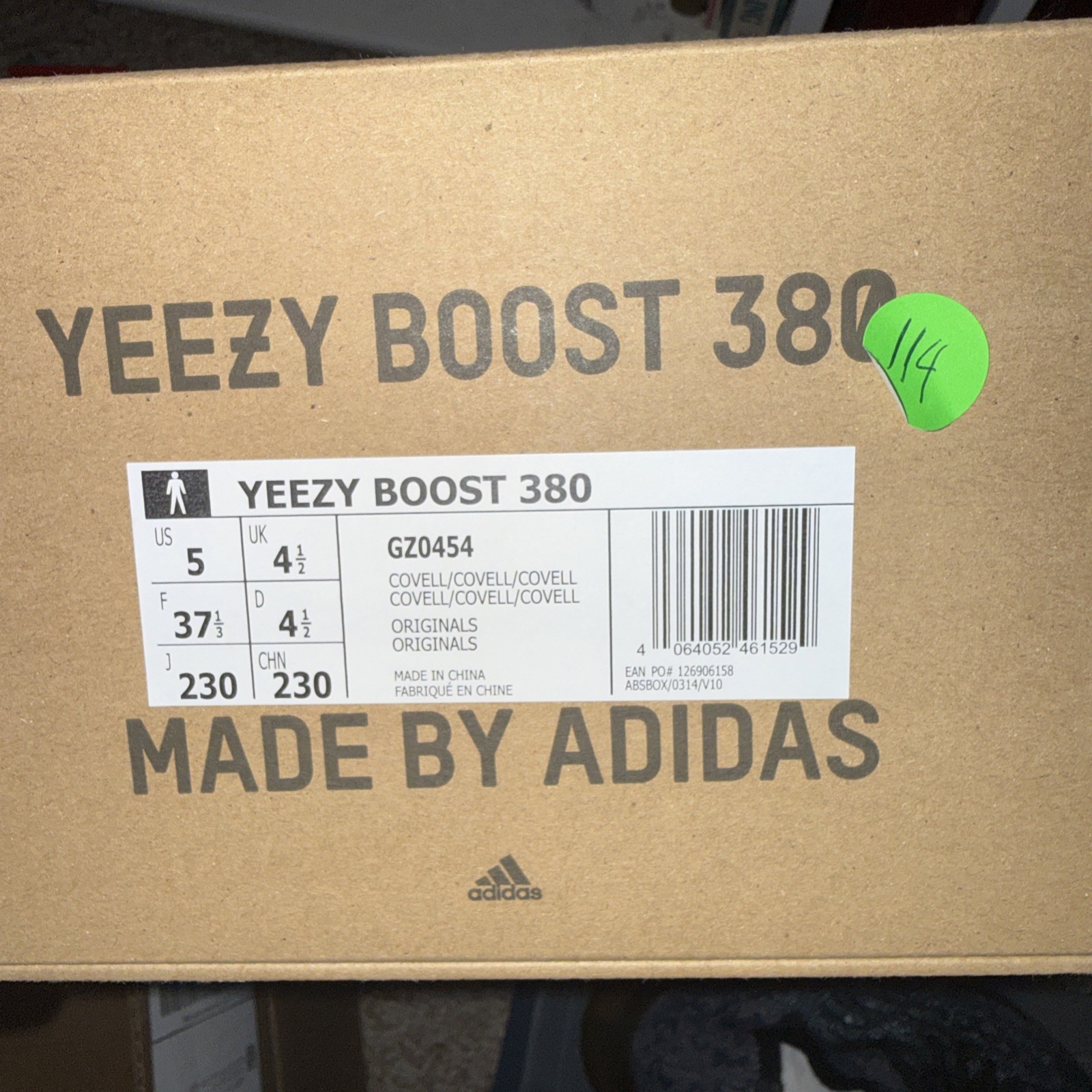 Size 5 – adidas Yeezy Boost 380 Covellite