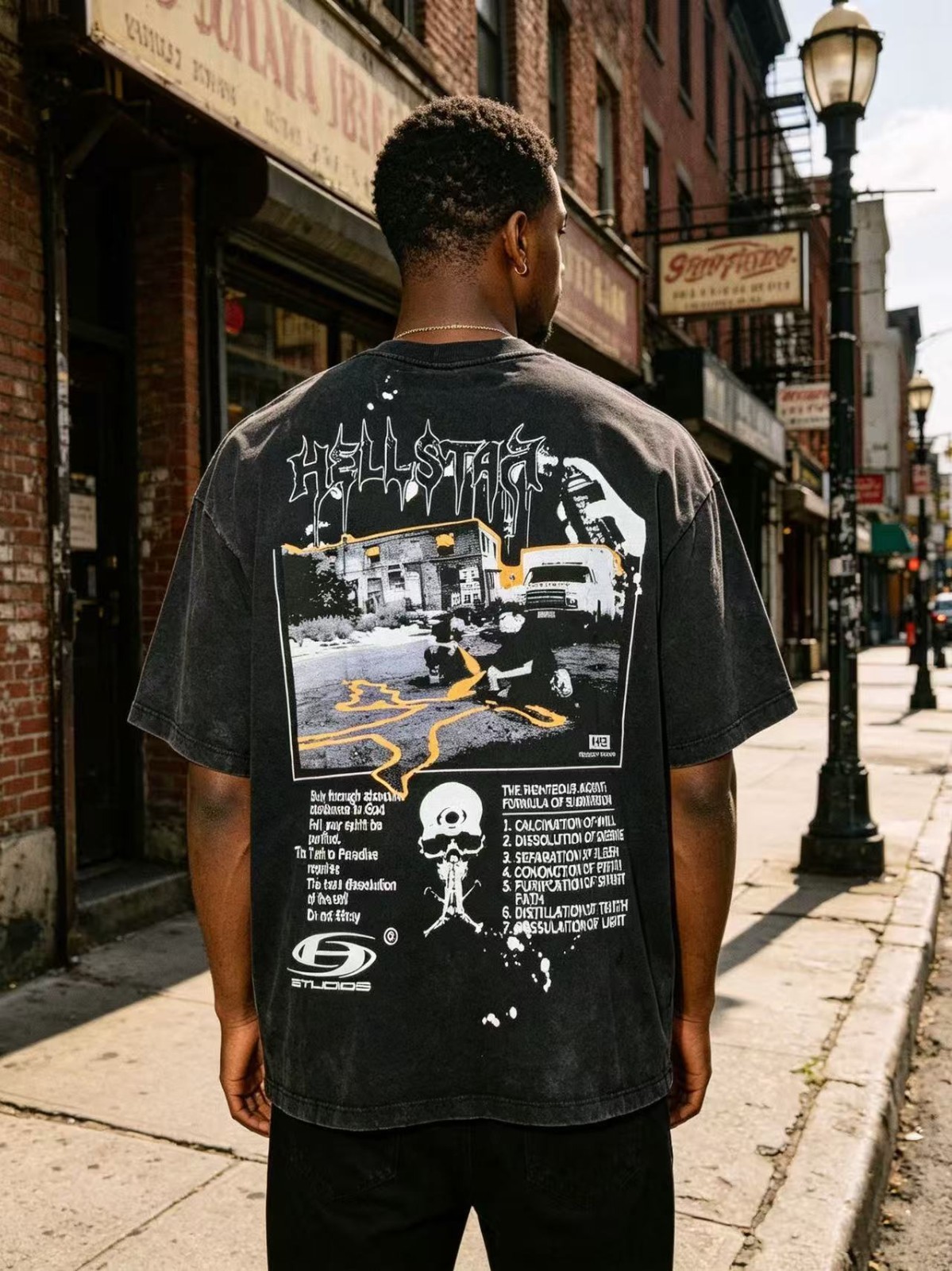 Hellstar t shirt black S-M-L-XL
