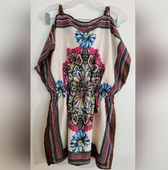Women’s Silky‎ Floral Mandala Printed Blouse