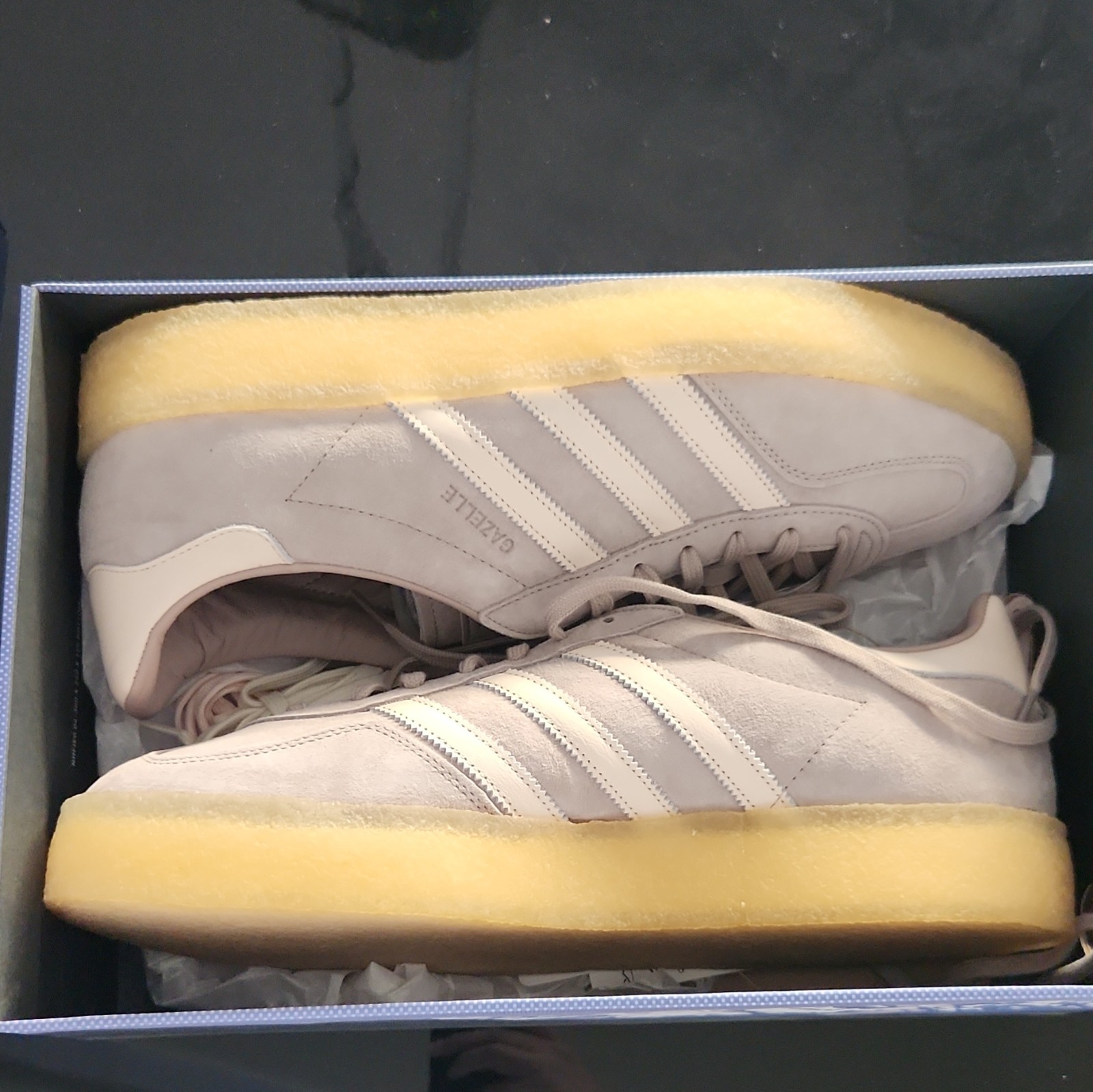 SIZE 14 Adidas Gazelle Ronnie Fieg x Clarks 8th Street Molecule Suede IH5691