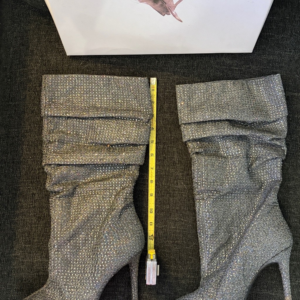 Jessica Simpson Sequin Studded Boots size 11