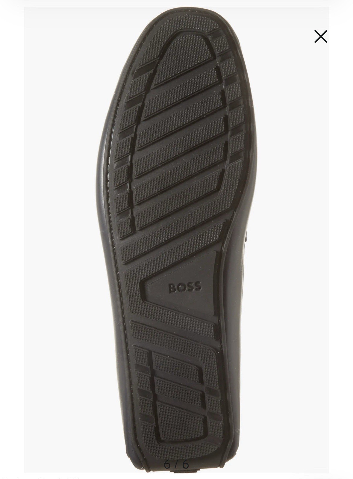 Hugo Boss Men’s Moccasins Navy Blue Leather In Size 42 Europe Made with Box New