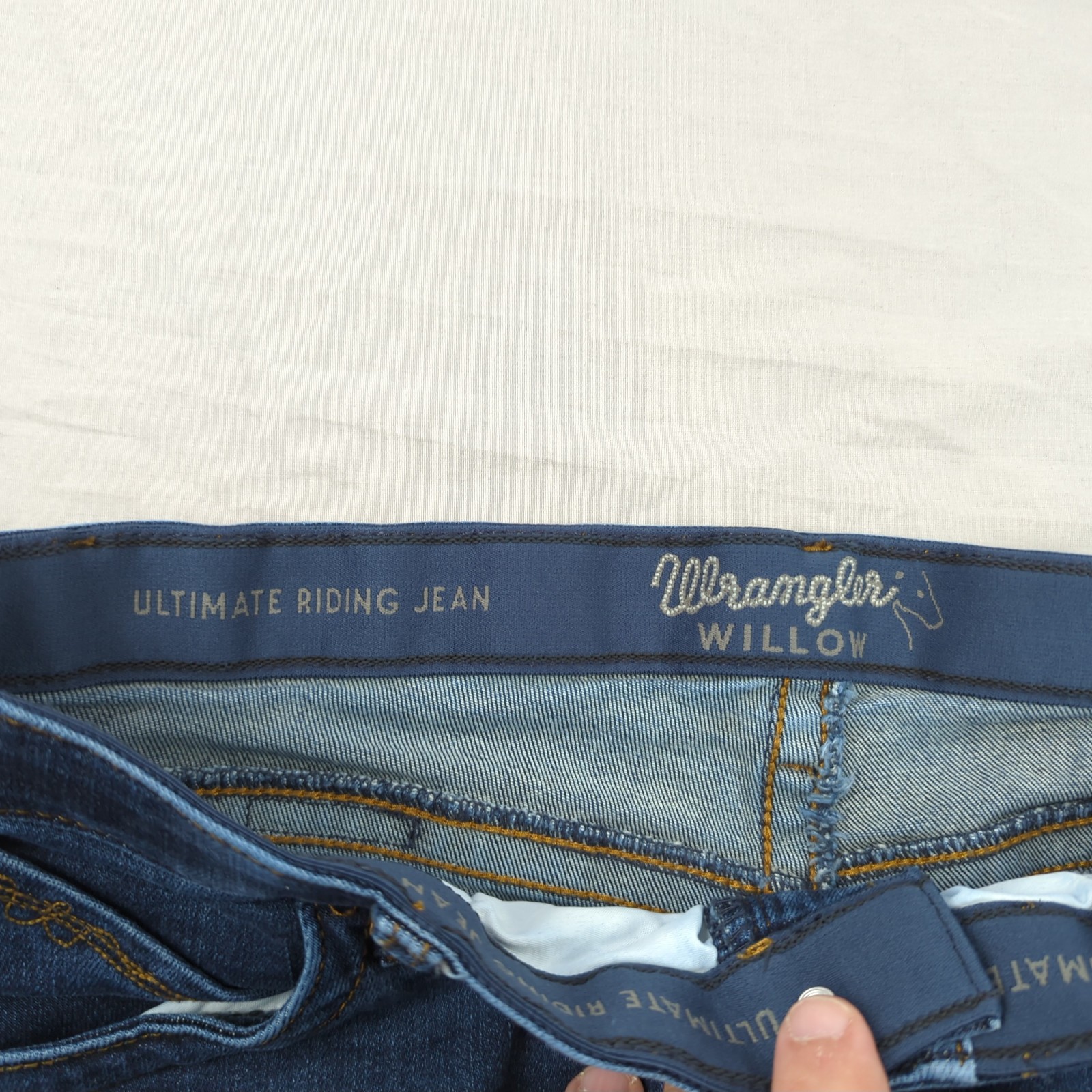 Wrangler Jeans Womens 11 32 Blue Boot Cut Stretch Willow Ultimate Riding Western