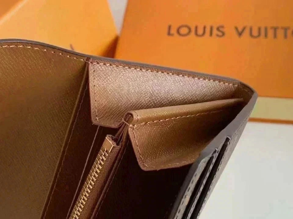 Louis Vuitton Portefeuille Sarah Monogram Long Wallet Brown Authentic USA