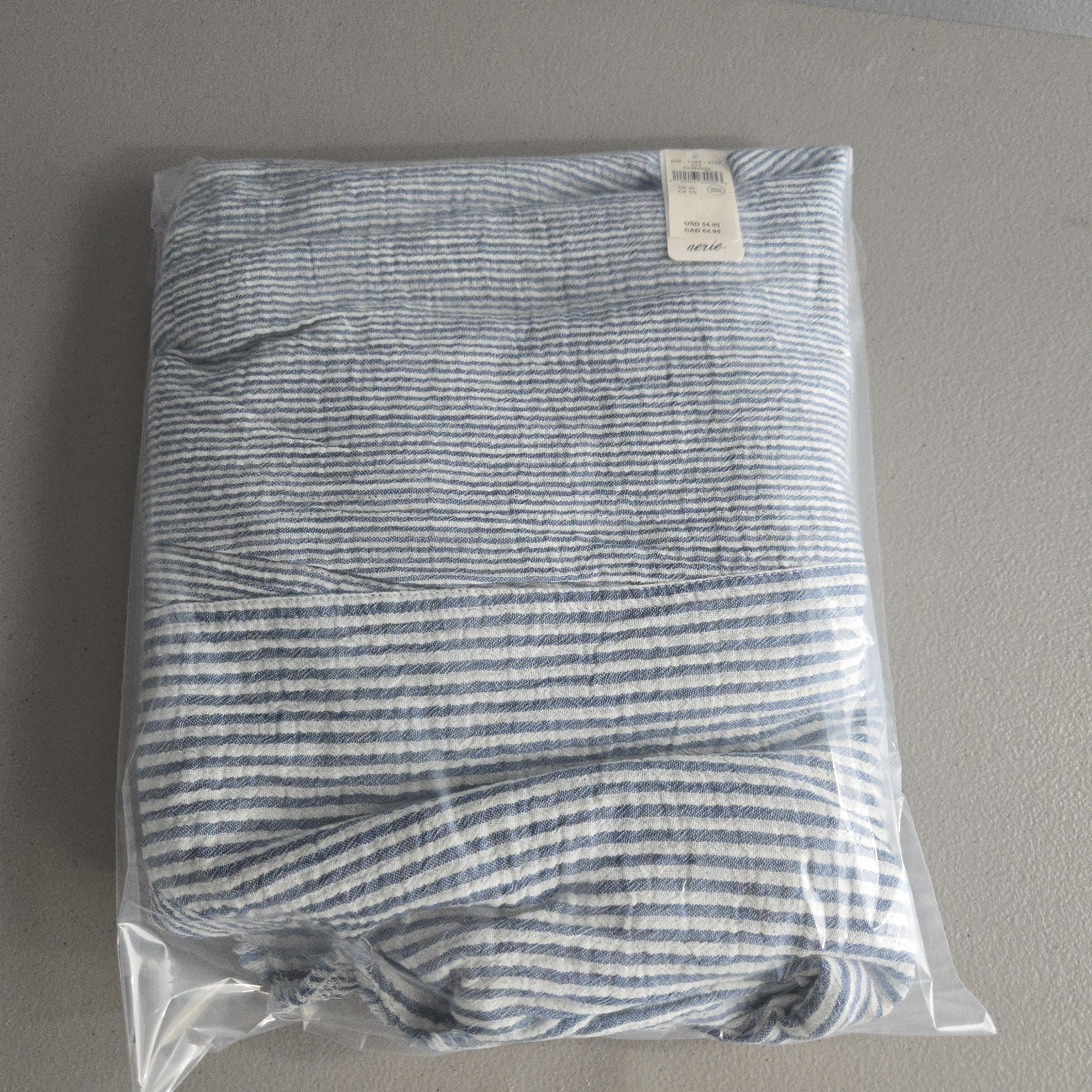 Aerie Women’s 100% Cotton Button Up Blouse Striped XL