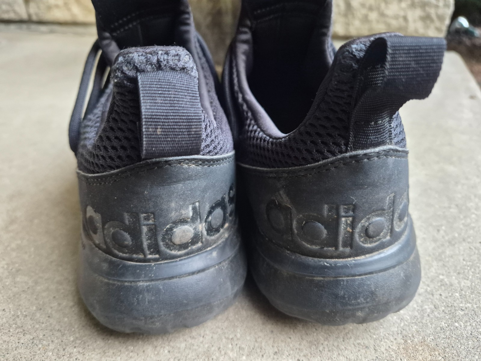 Adidas Lite Racer Adapt Slip On Running Shoes Used 9.5